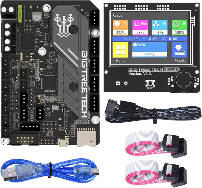 BIGTREETECH SKR Mini E3 V3.0 Control Board +TFT35 E3 V3.0.1 Touch Screen Display 32Bit Silent Board Integrated with TMC2209 UART Stepper Driver Compatible with Ender 3/5 Ender 3 Pro/V2 3D Printer - Image 1